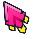 Geometry Dash Pink Trail Default