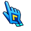Geometry Dash Yellow Chevron Pointer