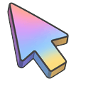 Girly Pastel Arrow Hand Default