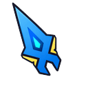 Glowing Blue Dagger Default