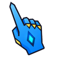 Glowing Blue Dagger Pointer