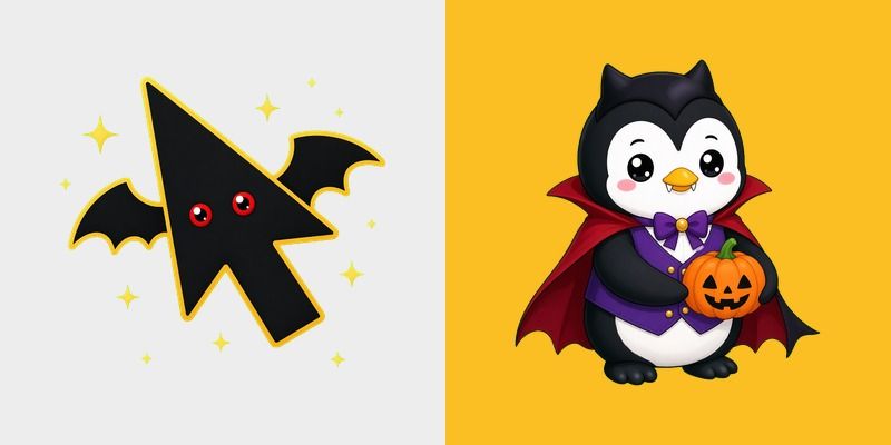 Gold Bat Vampire Penguin