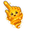 Golden Cosmic Wind Light Pointer