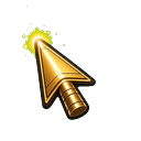 Golden Ruyi Staff Cursor Default