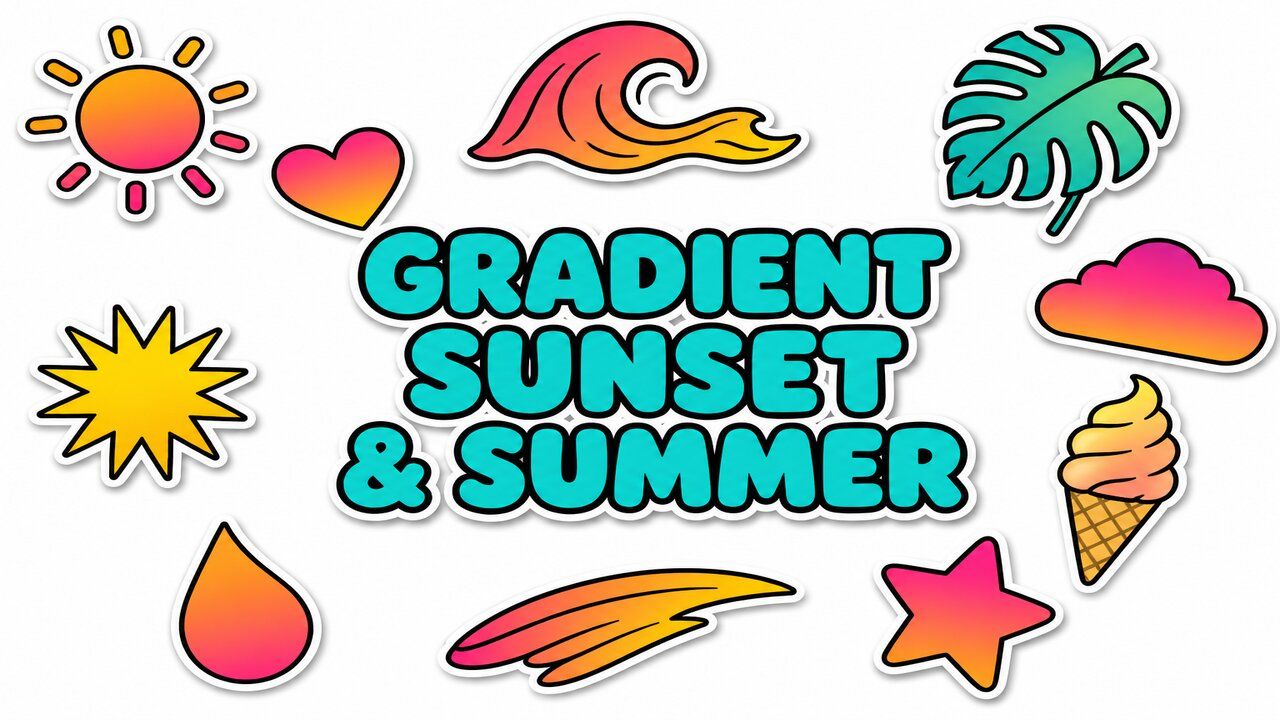 Фон колекції Gradient Sunset & Summer