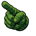 Green Rage Giant Pointer