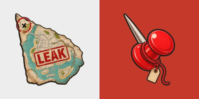 GTA 6 Leaked Map & Detective Pin