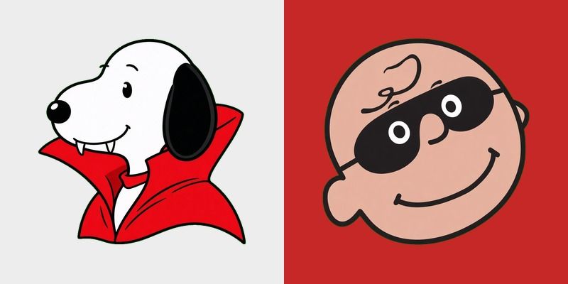Halloween Snoopy & Charlie Cursor