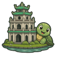 Hanoi Hoan Kiem Turtle Tower Default