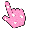 Hello Kitty Y2K Pixel Pointer