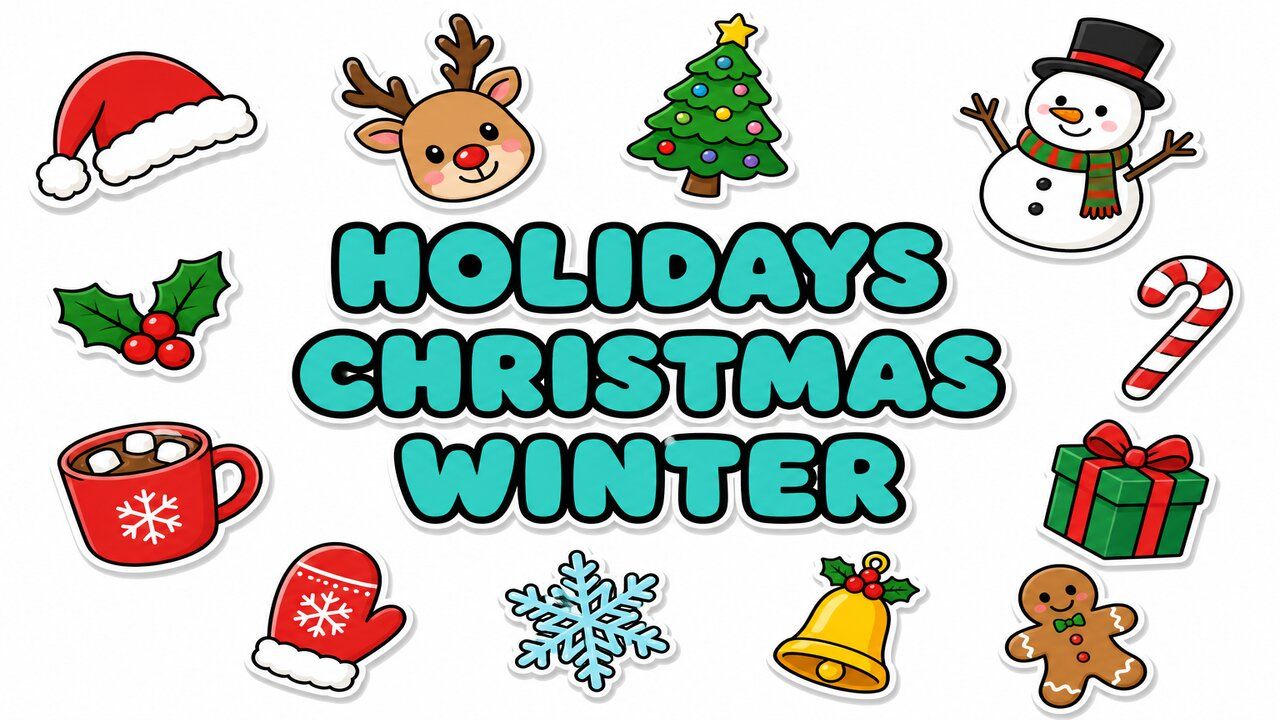 Holidays Christmas & Winter - Custom cursor collection preview