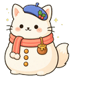 Honey Bear Snowman Cursor Pointer