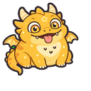 Honey Derpy Dragon Cursor Default