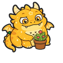 Honey Derpy Dragon Cursor Pointer