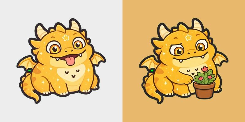 Honey Derpy Dragon Cursor