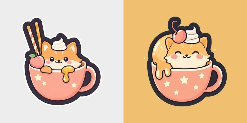 Honey Fox Latte Cursor