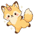 Honey Foxicorn Cursor Default