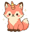 Honey Foxicorn Cursor Pointer