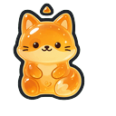 Honey Gummy Fox Cursor Default