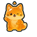Honey Gummy Fox Cursor Pointer