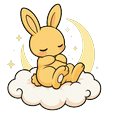Honey Moon Bunny Cursor Pointer