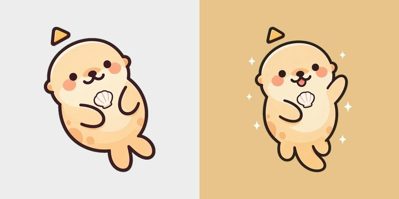 Honey Otter Pip Cursor