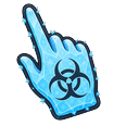 Ice Cyan Biohazard Pointer