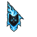 Ice Flame Wolf Default