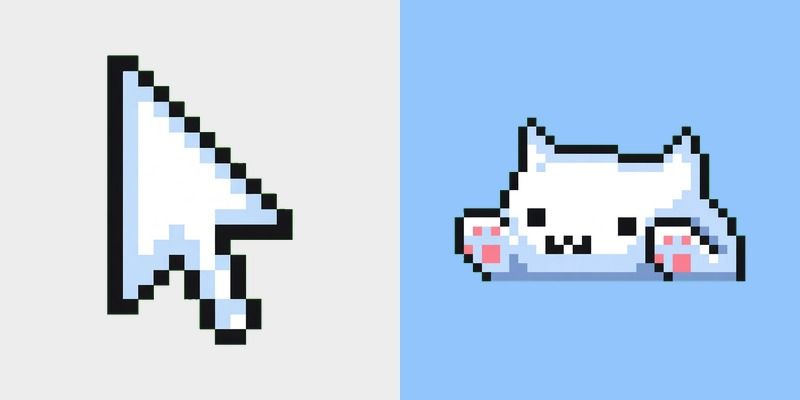Ice Pixel Bongo Cat