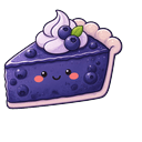 Indigo Blueberry Cake Pop Cursor Pointer