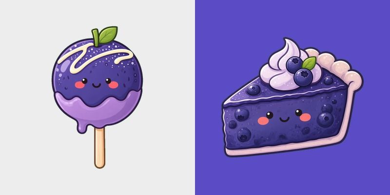 Indigo Blueberry Cake Pop Cursor