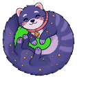 Indigo Ferret Cookie Cursor Pointer