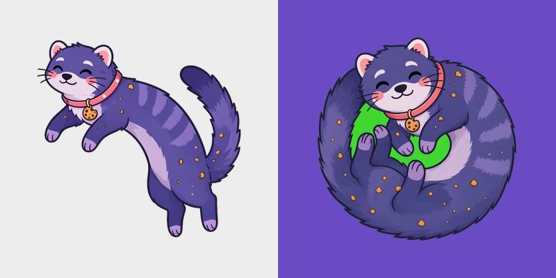 Indigo Ferret Cookie Cursor