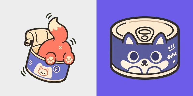 Indigo Fox Tin Cursor