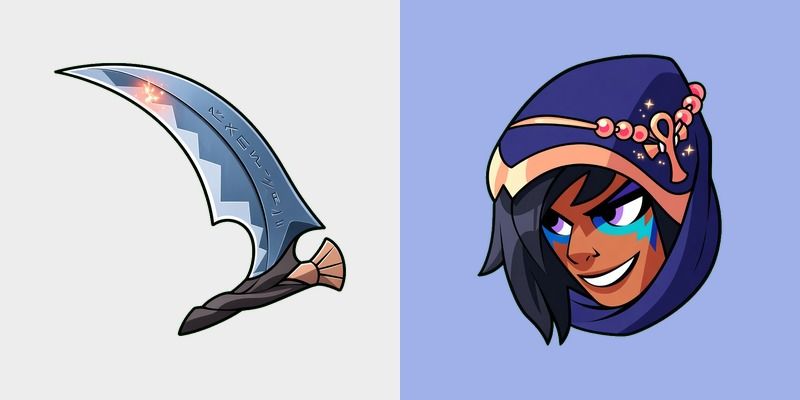 Indigo Mirage Scythe Cursor