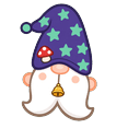 Indigo Mushroom Gnome Cursor Default