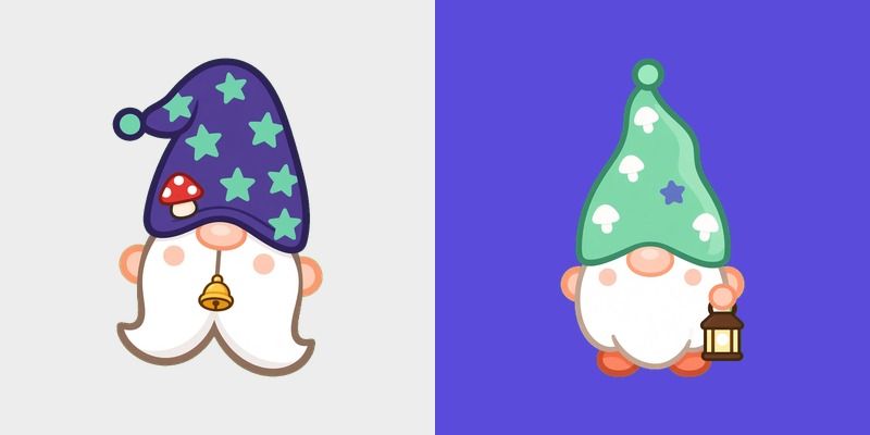 Indigo Mushroom Gnome Cursor