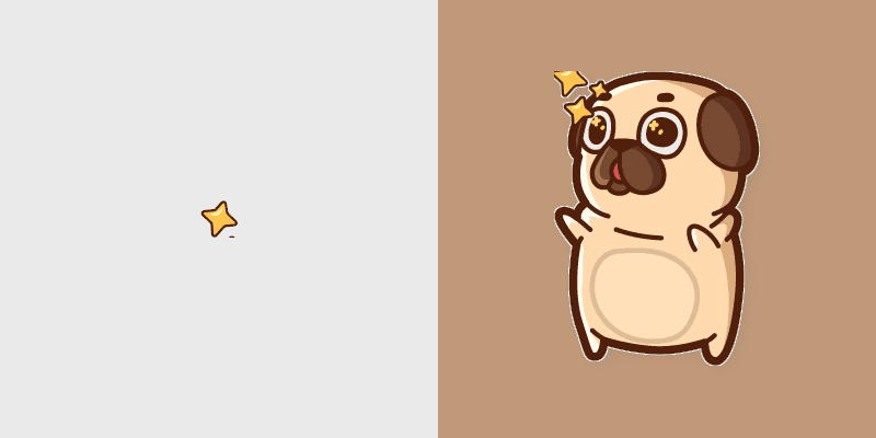 Cute Pug Mouse Cursor Pack