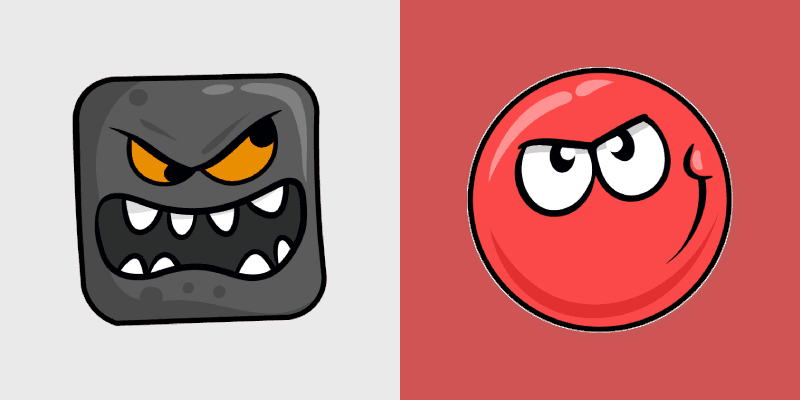Cute Cursor Pack - Red Ball Adventure