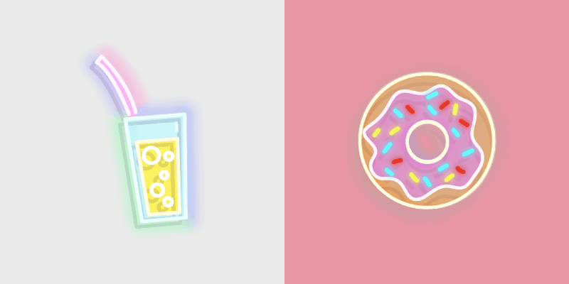 Cute Neon Cursor Pack