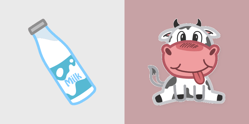 Cute Cow Custom Cursors Pack