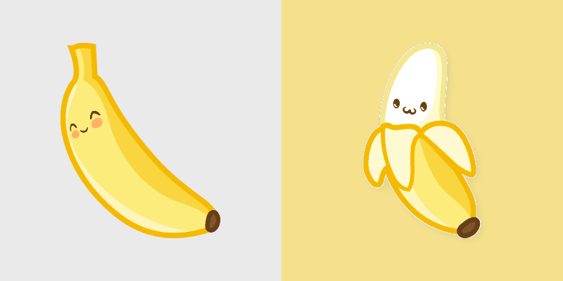Bright Banana Custom Cursors Pack
