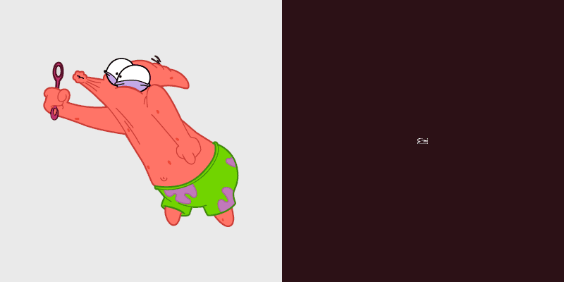 SpongeBob Custom Cursors: Patrick's Bubble Bash Pack