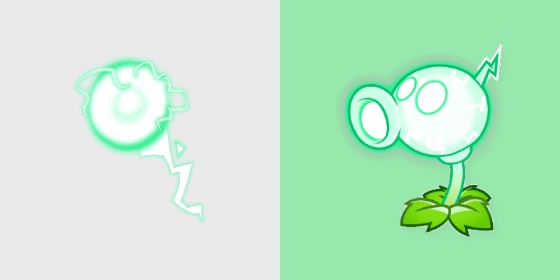 Electric Peashooter Custom Cursors