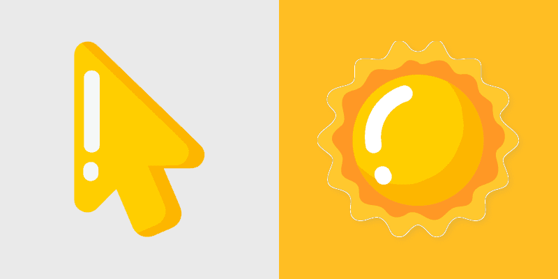 Sunset Cursors Pack