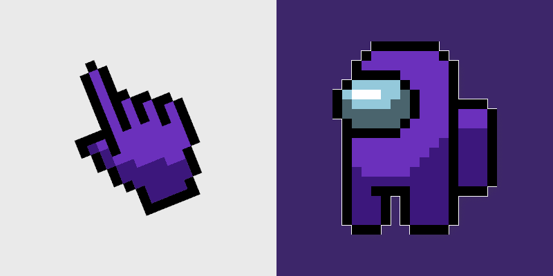 Purple Galaxy Custom Cursor Pack for Windows