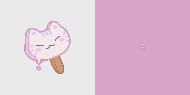 Kawaii Ice Cream Cat Custom Cursor Pack