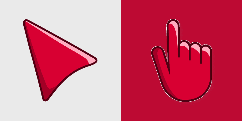 Custom Cherry Red Cursor Pack
