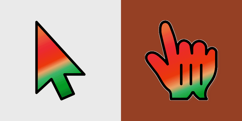 Cute Cursor Watermelon Pack