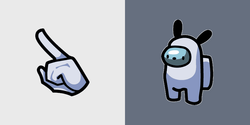 Custom Pochacco Cursor Pack for Among Us